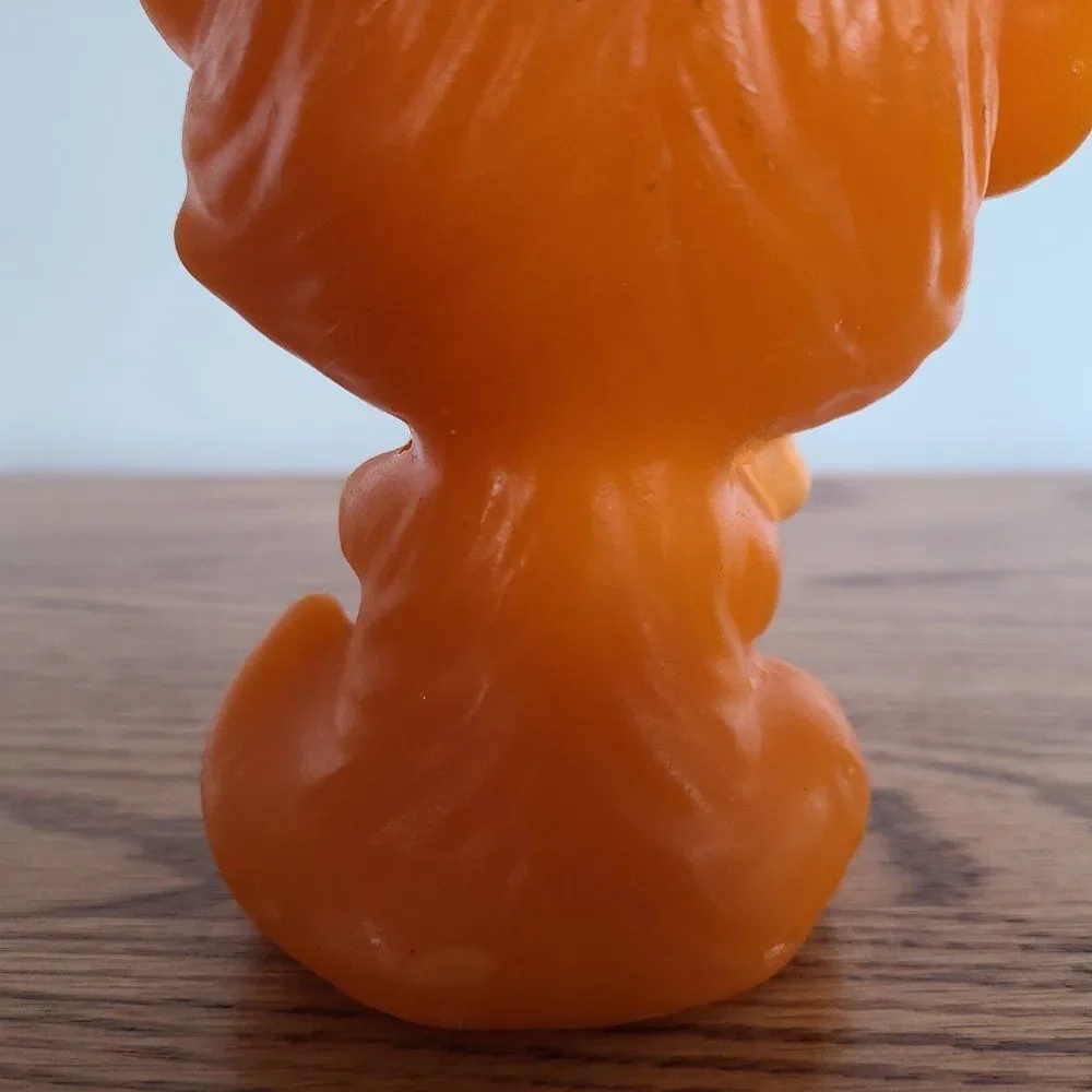 Vintage Novelty Dog Wax Candle - PUPPY DOG WITH BONE - Vintage Rare UNIQUE